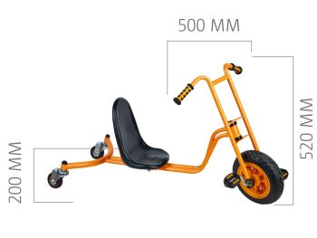 TopTrike Drift Rider Abmessungen ausgezeichnet mit Spiel Gut